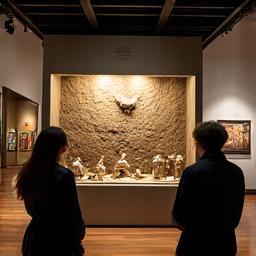Exposición museo con miniaturas